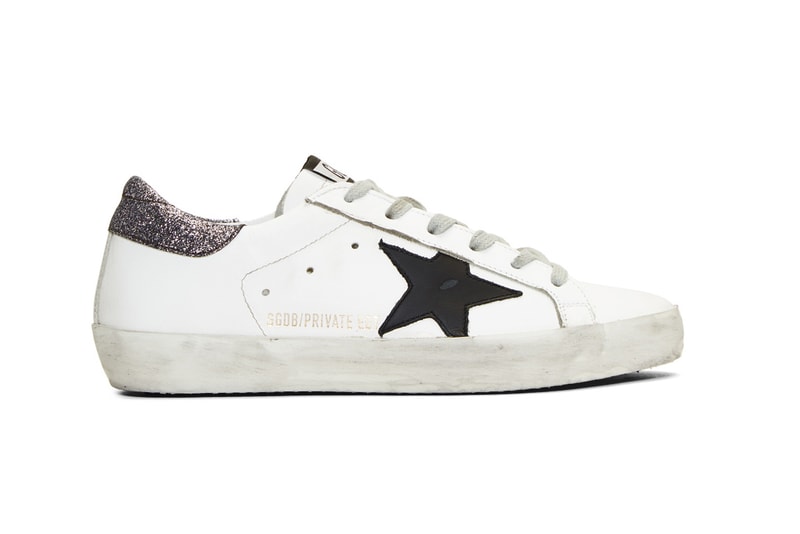 Golden Goose Exclusive Superstar Sneakers Silver & Grey