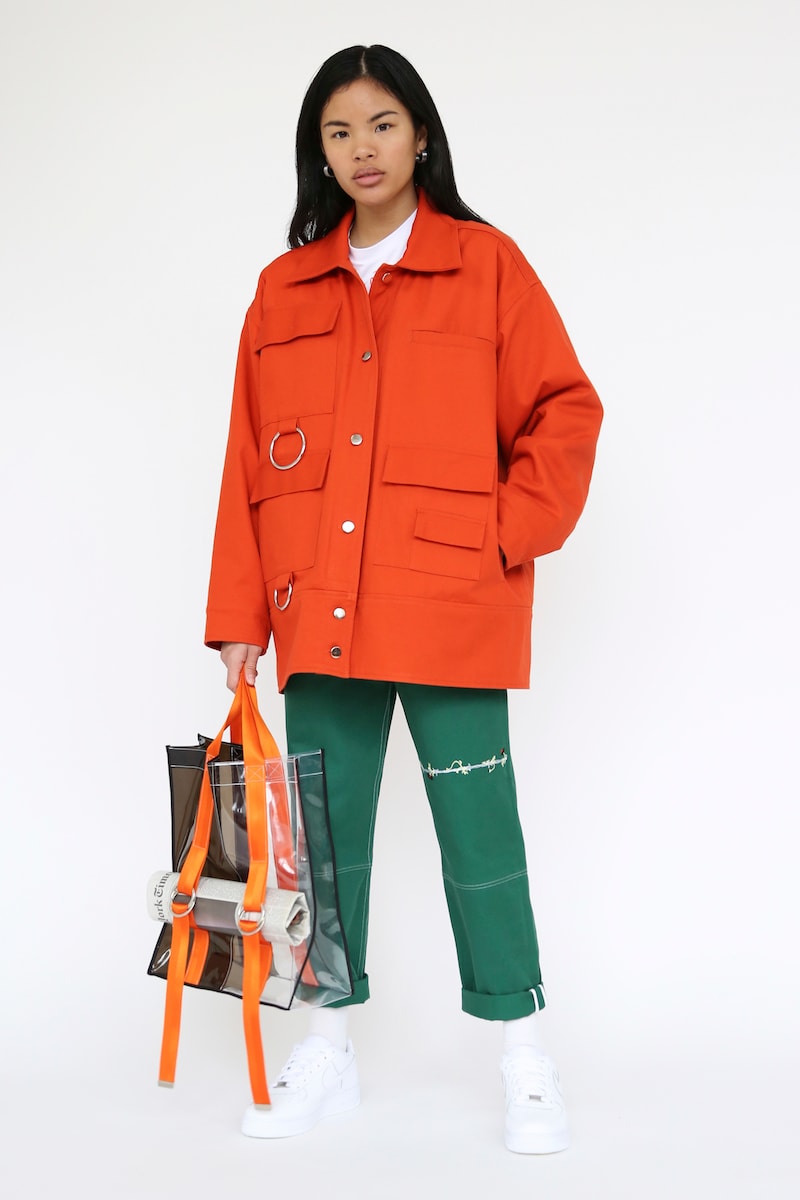 Scapes Spring 2018 Collection Utility Jacket Skip-Stop Trouser  Wyckoff Skirt