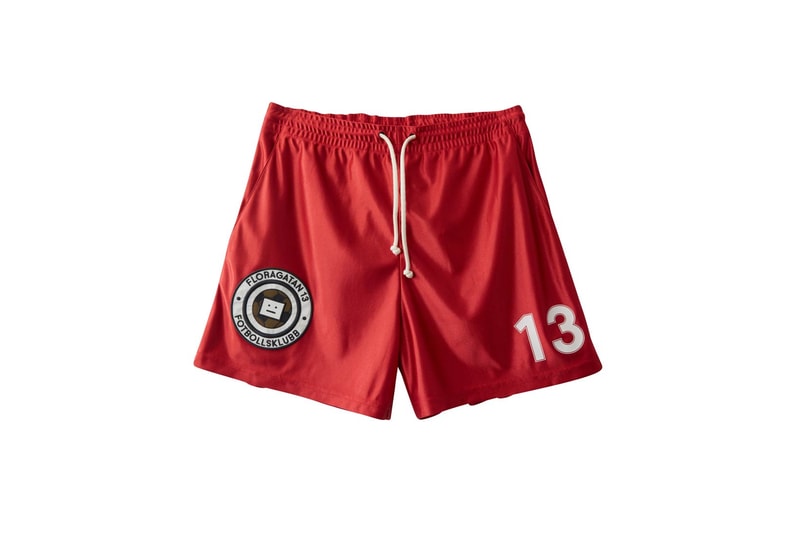 Acne Studios Fotbollsklubb Football Shorts Red