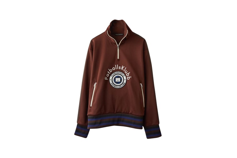 Acne Studios Fotbollsklubb Football Sweatshirt Brown