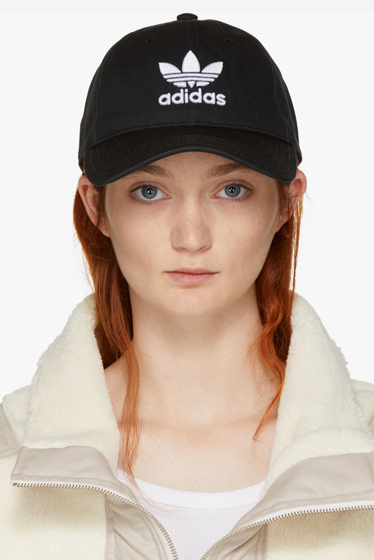 adidas Originals Logo Baseball Cap Pink Black Red