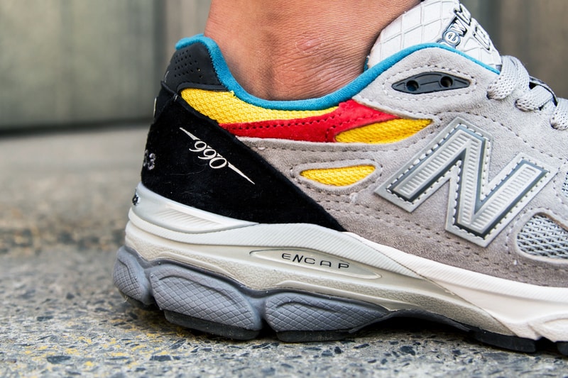 Aries x New Balance 990v3 Retro Dad Sneaker Collaboration 2018