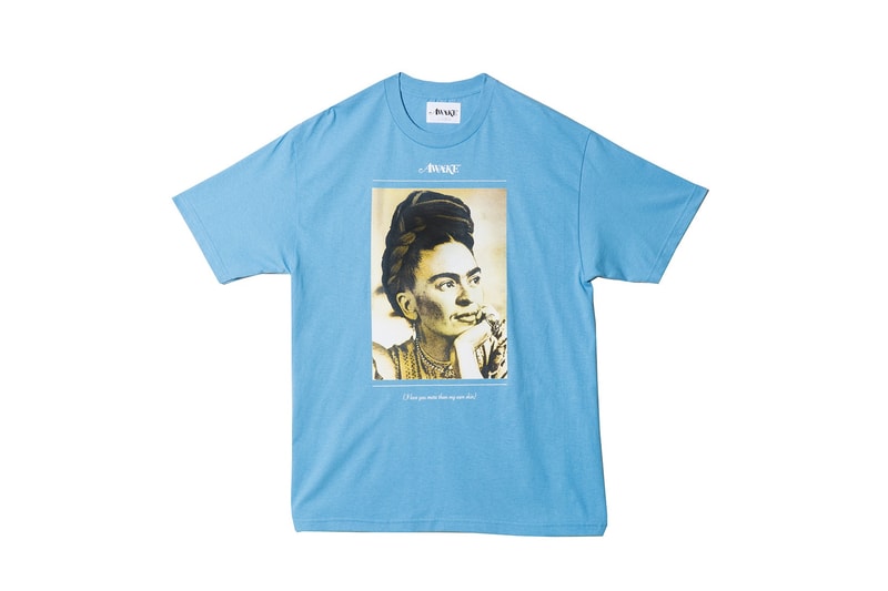 Awake NY Spring/Summer 2018 Frida Tee Pacific Blue