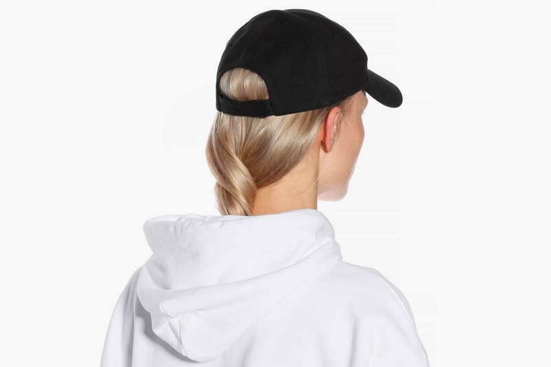 Balenciaga Femme Baseball Cap Dad Hat Black