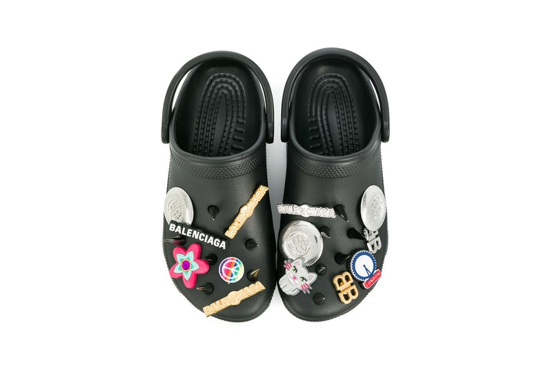 Balenciaga Platform Crocs Rubber Shoe Sandal Ugly Shoe Detail Gems Trend Spring Summer 2018 Runway Statement