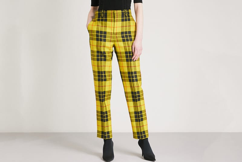 Channel Your Inner Cher Horowitz in Balenciaga's Yellow Plaid Pants