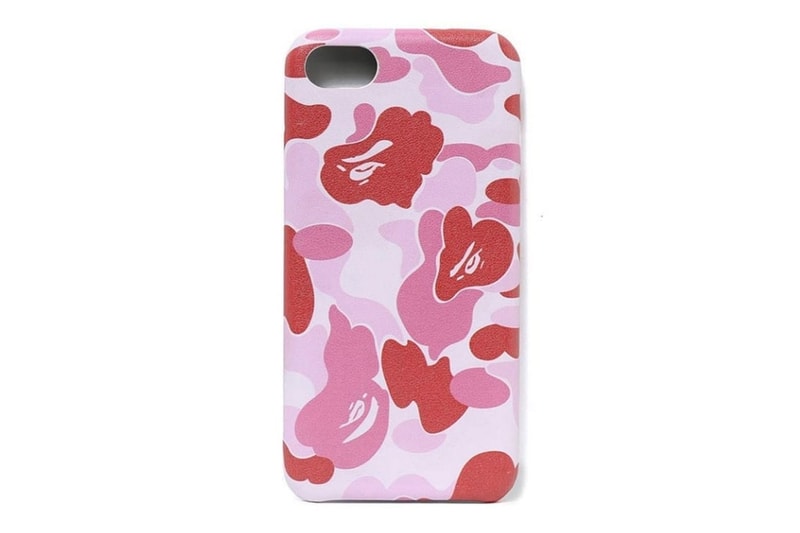 BAPE ABC CAMO iPhone Cases Pink Green Blue