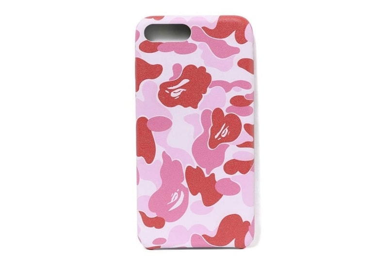 BAPE ABC CAMO iPhone Cases Pink Green Blue