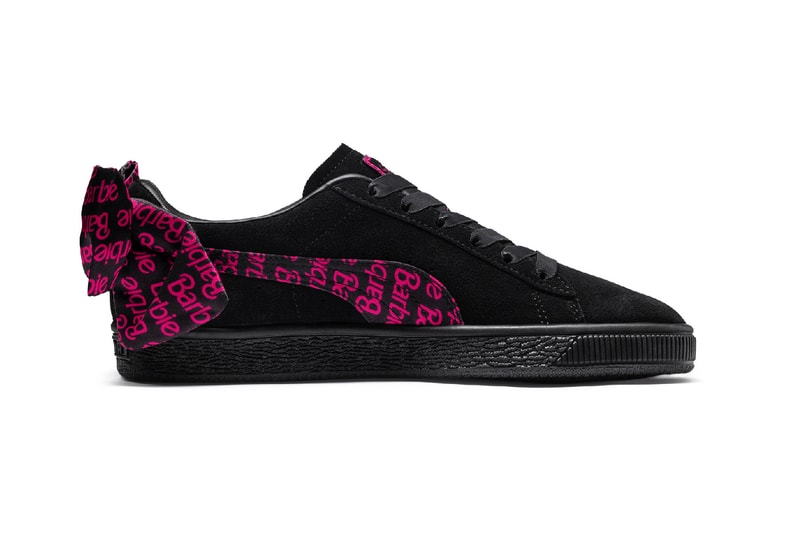 Barbie x PUMA Suede Bow Black Pink