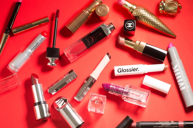 Lipsticks Shu Uemura Christian Louboutin Glossier Chanel Fenty Beauty Charlotte Tilbury Rodin Dior Nudestix Hourglass