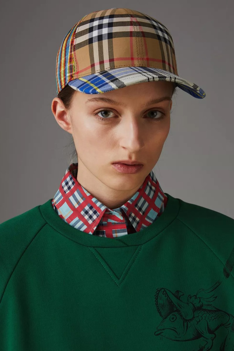 Burberry Patchwork Check Baseball Cap
