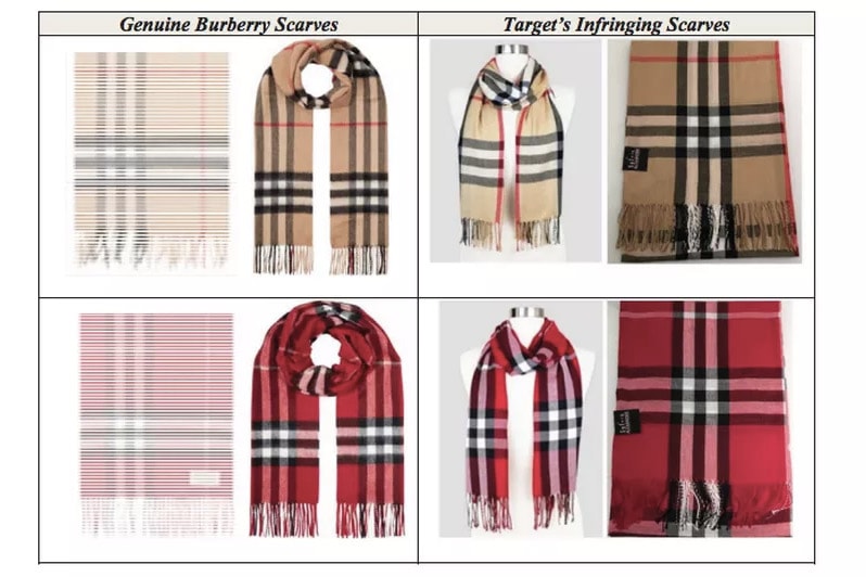 Burberry Sues Target Over Plaid Pattern Copyright Lawsuit