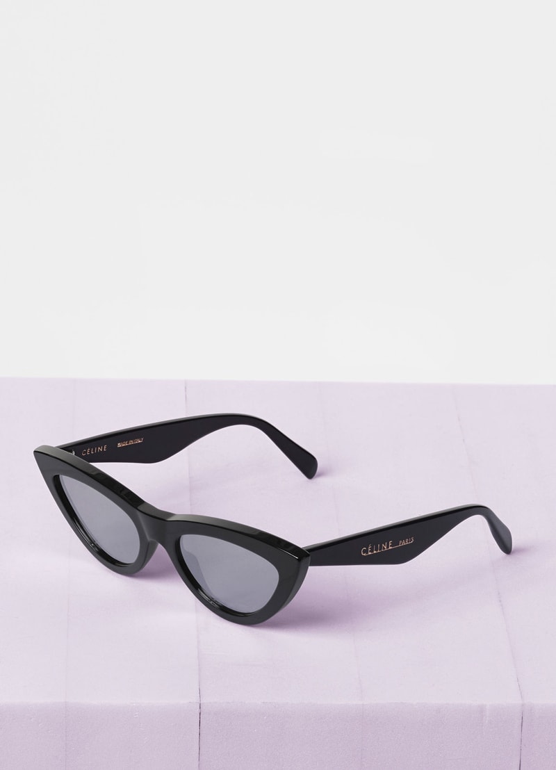 Celine Cat Eye Sunglasses Summer 2018 Phobe Philo Black
