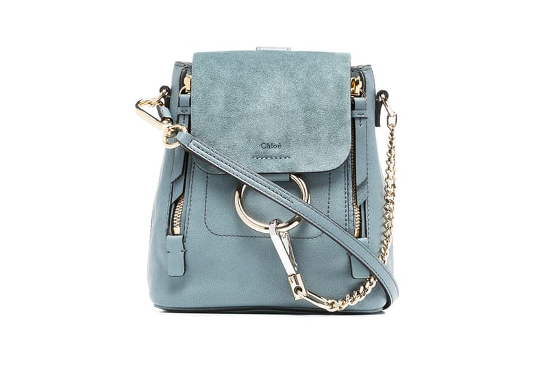Chloe Releases Mini Faye Leather Pink Backpack | Hypebae display picture 1