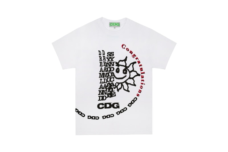 COMME des GARÇONS Breaking News CDG T Shirt White
