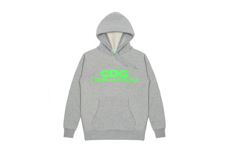 COMME des GARÇONS Breaking News CDG Gray Hoodie