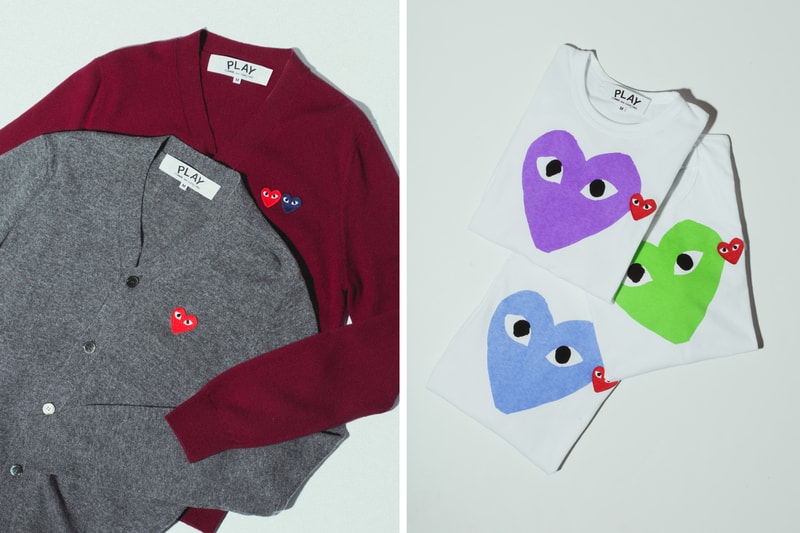 COMME des GARÇONS PLAY Print Collection CDG T-shirt Hoodie Sweatshirt Camouflage Color