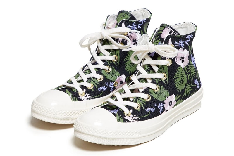 Converse Chuck Taylor All Star 70 Floral Palm Leaf Print Embroidered Women's Sneakers