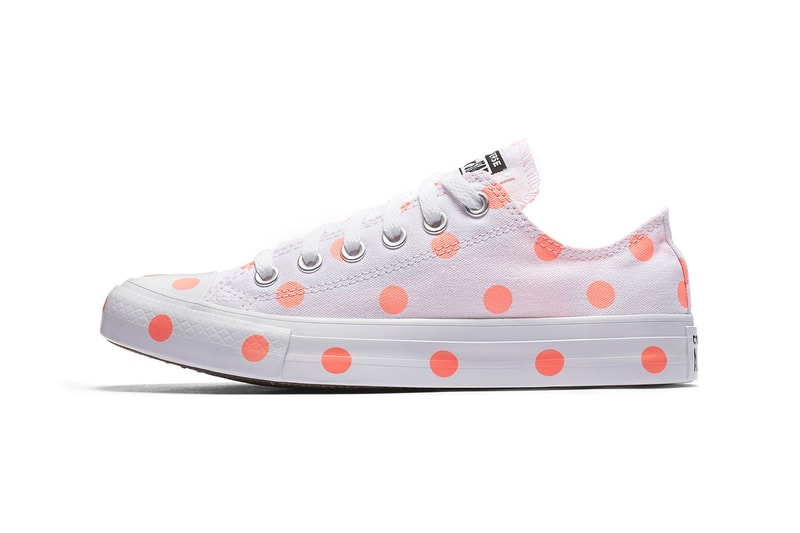 Converse Chuck Taylor All Star Polka Dots Low Top White Orange
