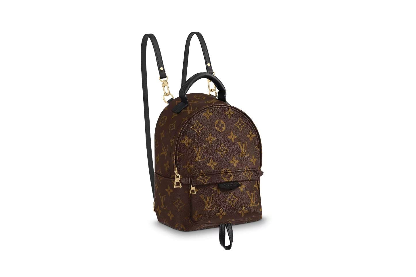 Designer Small Backpack Women Travel Shoulder Bag (Black)