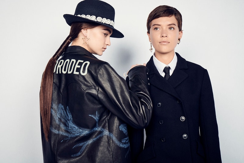 Dior Cruise 2019 Resort Runway Backstage Earring Hat Leather Jacket