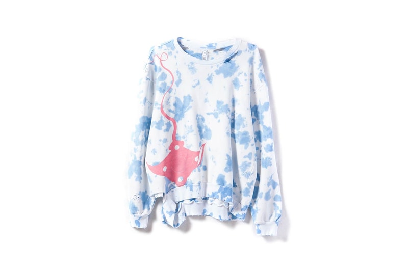 Dr. Woo Alchemist Sweater Tie Dyed Black Blue