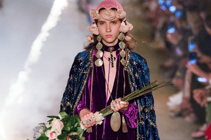 Gucci Resort 2019 Was an Ode to Prints and Religious Symbolism