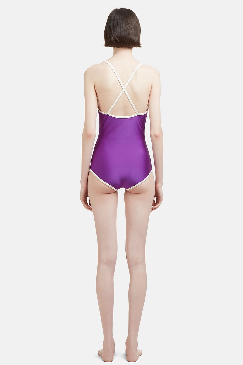 Gucci Vintage Retro logo Swimsuit in Purple