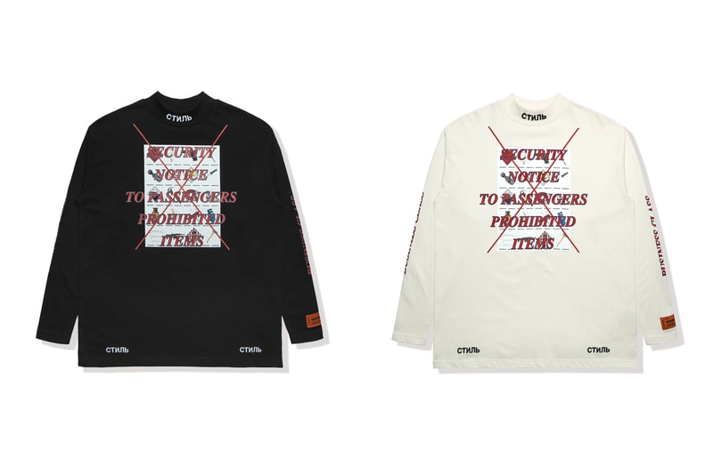 Heron Preston Business Class Sweater White Black