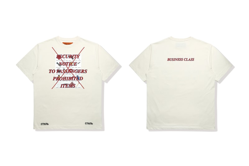 Heron Preston Business Class T Shirt White