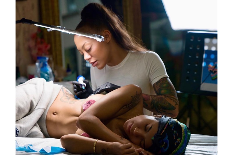 5 Tattoo Artists to Follow on Instagram Sasha Masiuk Baby Shoe Sophie Lee Miryam Lumpini