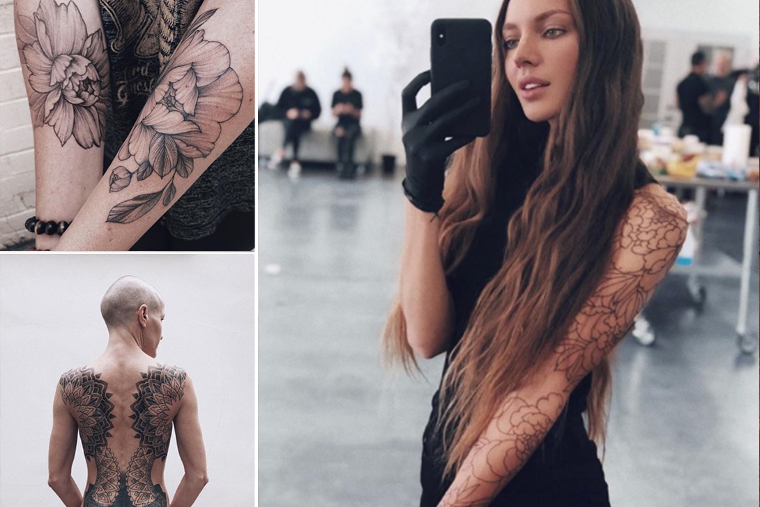 5 Tattoo Artists to Follow on Instagram Sasha Masiuk Baby Shoe Sophie Lee Miryam Lumpini