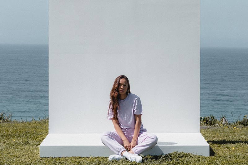 Kith Women Spring 2018 Classics Collection Mulberry Tee Wooster Sweatpants Lilac