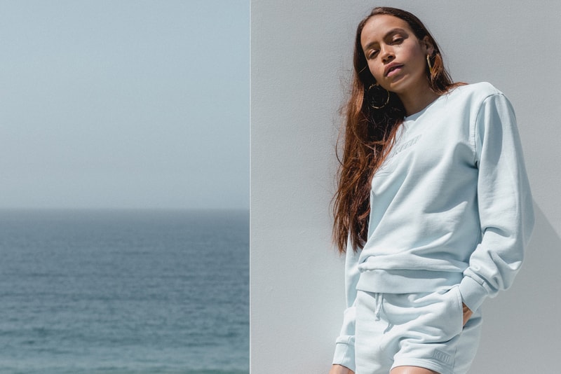 Kith Women Spring 2018 Classics Collection Crosby Crew Elizabeth Shorts Baby Blue