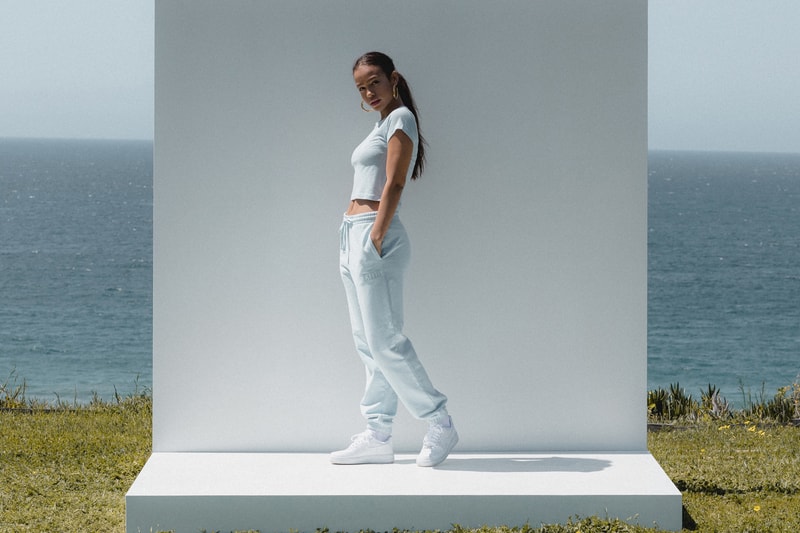 Kith Women Spring 2018 Classics Collection Mulberry Tee Wooster Sweatpants Baby Blue