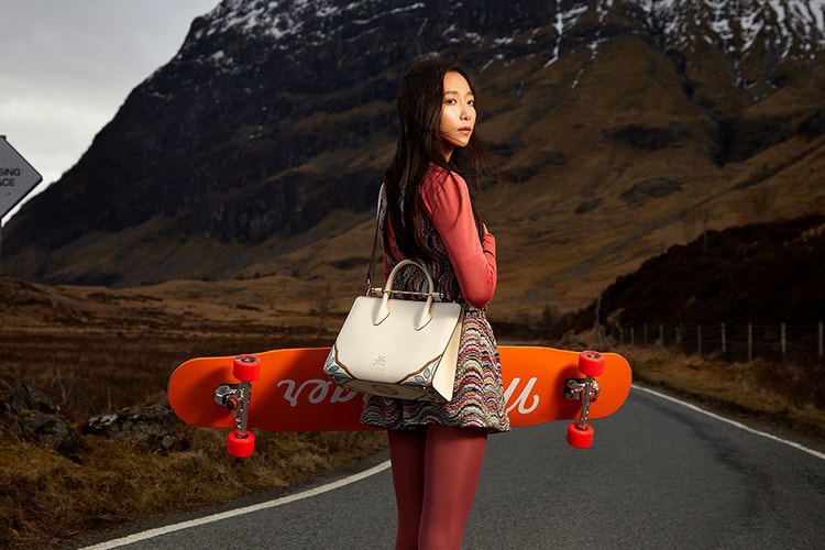 Watch Ko Hyojoo Longboard Through the Scottish Highlands in Strathberry's New Campaign