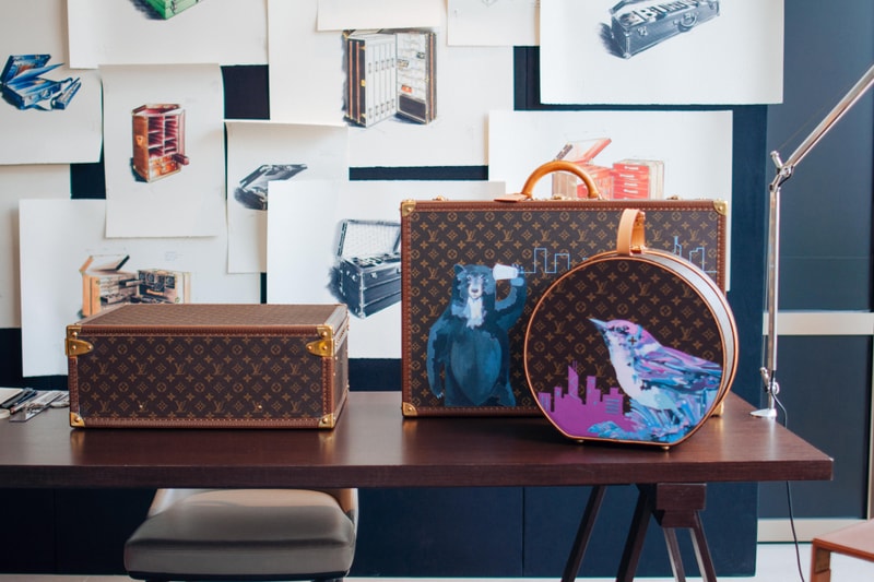 Louis Vuitton Trunks Objects Nomades Collection Case LV Print Monogram Hong Kong Exhibition