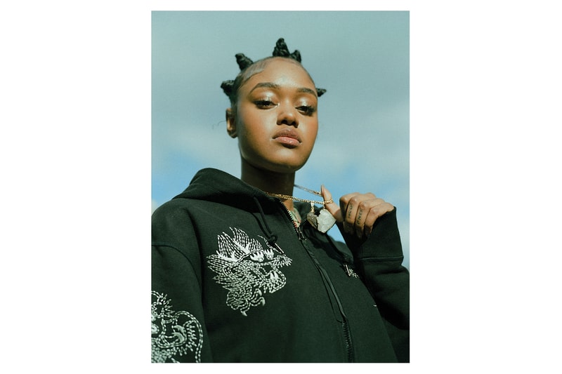maharishi Spring Summer 2018 Lookbook Stencil Embroidery Chynna Rogers