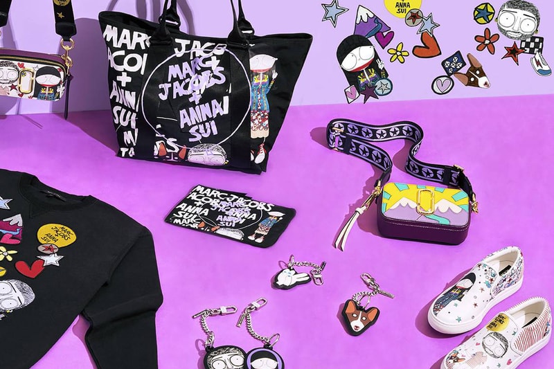 Marc Jacobs Anna Sui Capsule Collection Limited Edition Bags Keychain Apparel Tshirt Print Will Broome
