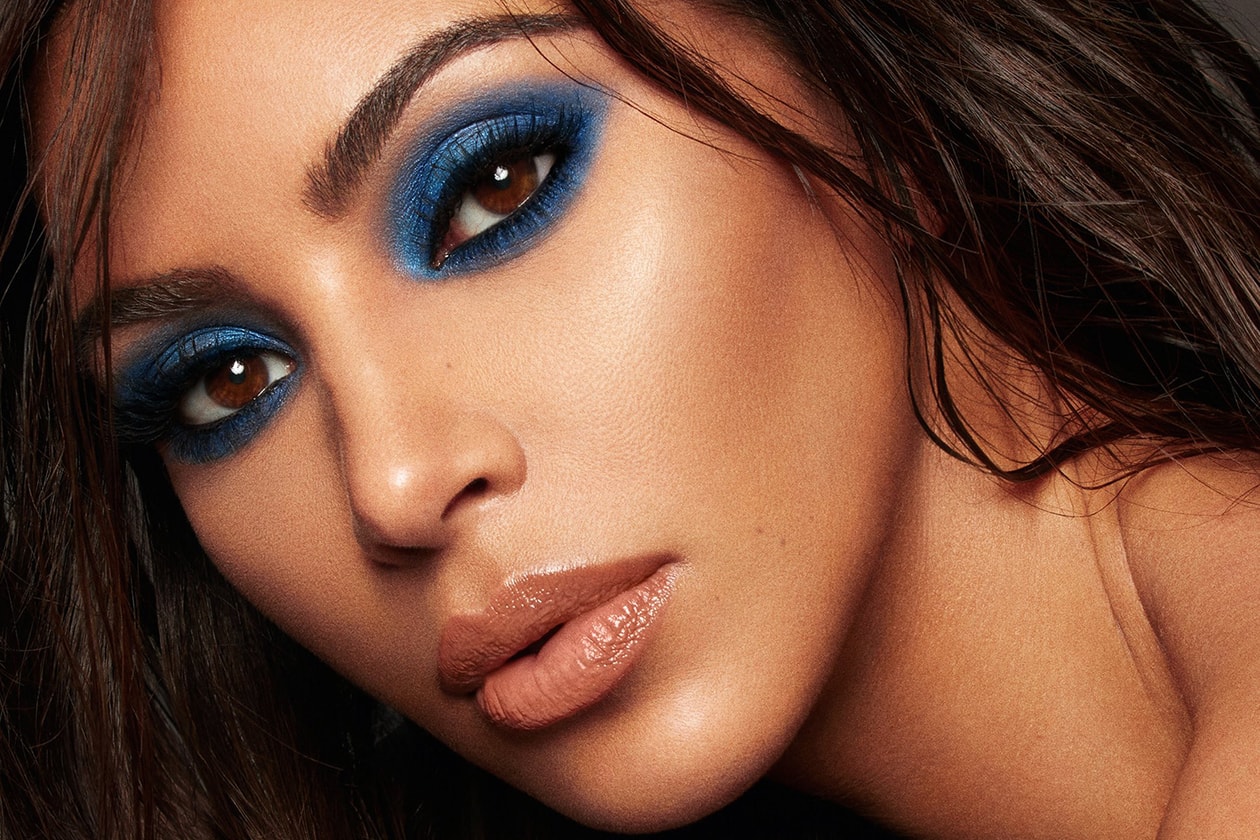KKW Beauty Kim Kardashian Blue Eyeshadow Mario Dedivanovic