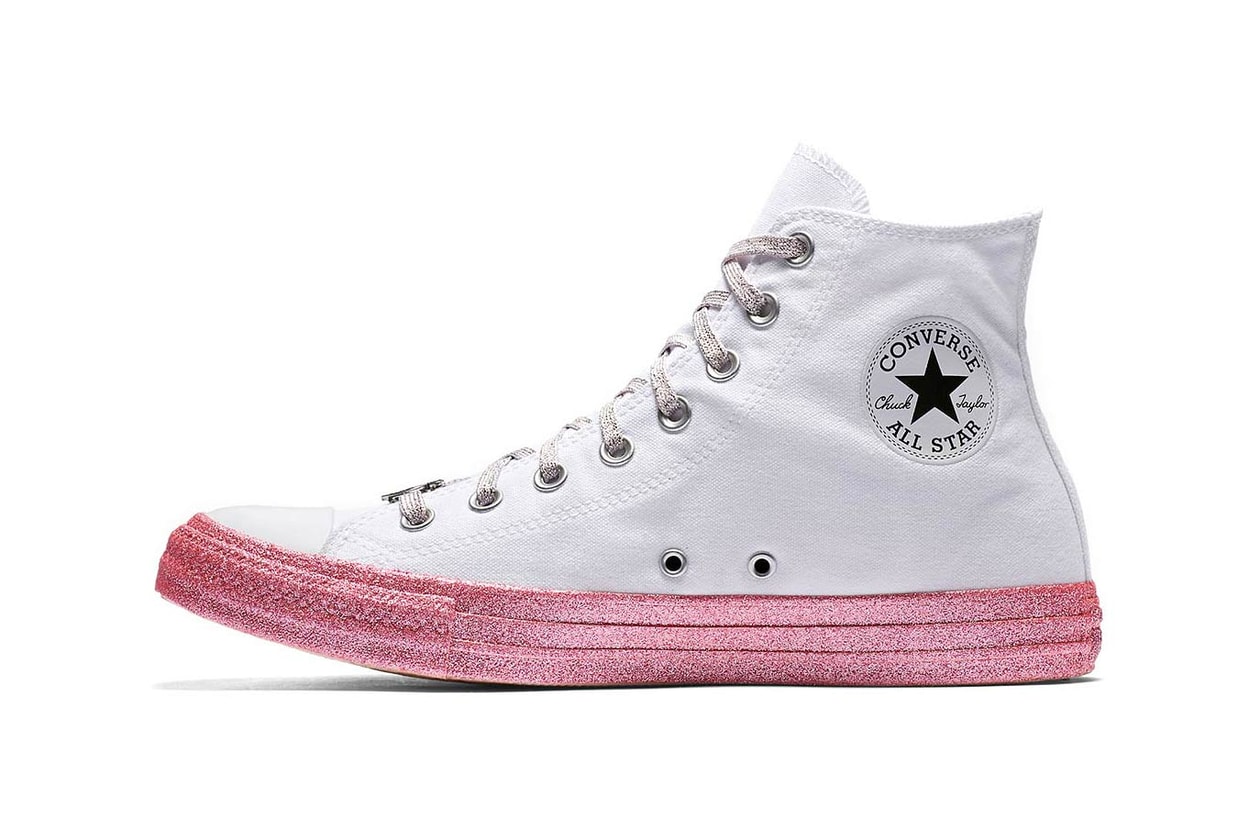 Miley Cyrus Converse Chuck Taylor All Star Platform Lift Low High Pink White Black Lookbook