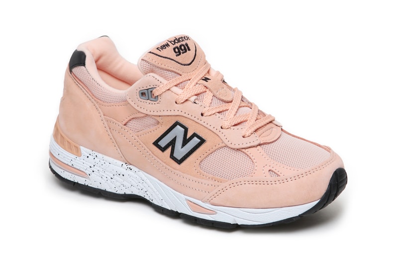 Naked Copenhagen New Balance 991 Peach Parfait Chunky Dad Sneaker