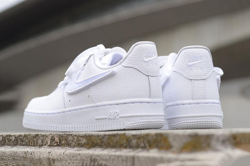 Nike Air Force 1-100 Customizable Swoosh White