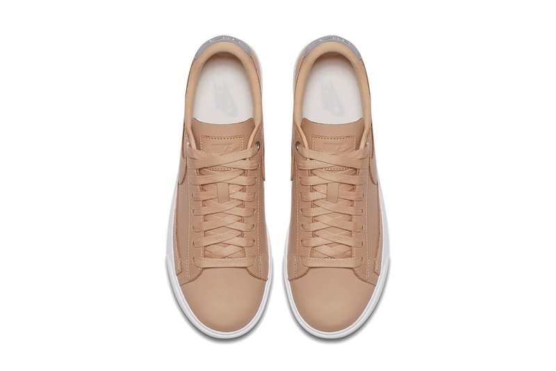Nike Air Force 1 and Blazer Low in "Tan Silver" Sneaker Silhouette