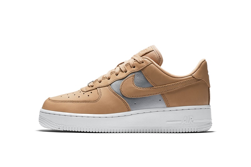 Nike Air Force 1 and Blazer Low in "Tan Silver" Sneaker Silhouette