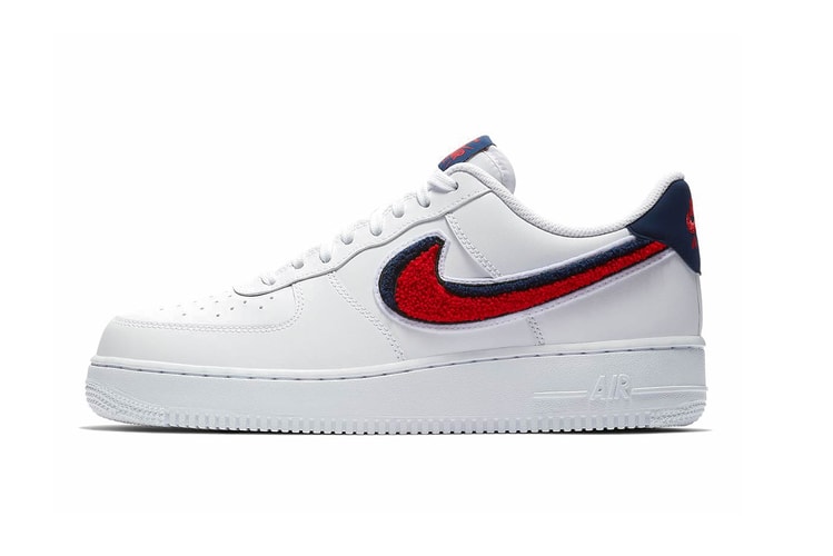 Nike's 3D Chenille Swoosh on the Air Force 1 Low Is a Summer Dream