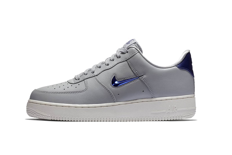 Nike Air Force 1 Low Jewel Blue Black Rose Gold Sneakers