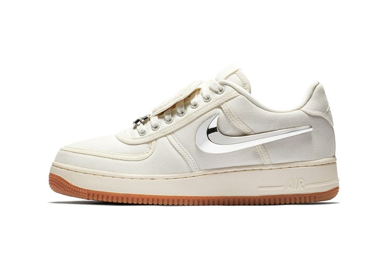 Travis Scott's Nike Air Force 1 Low Gets a Luxe Update in "Sail"