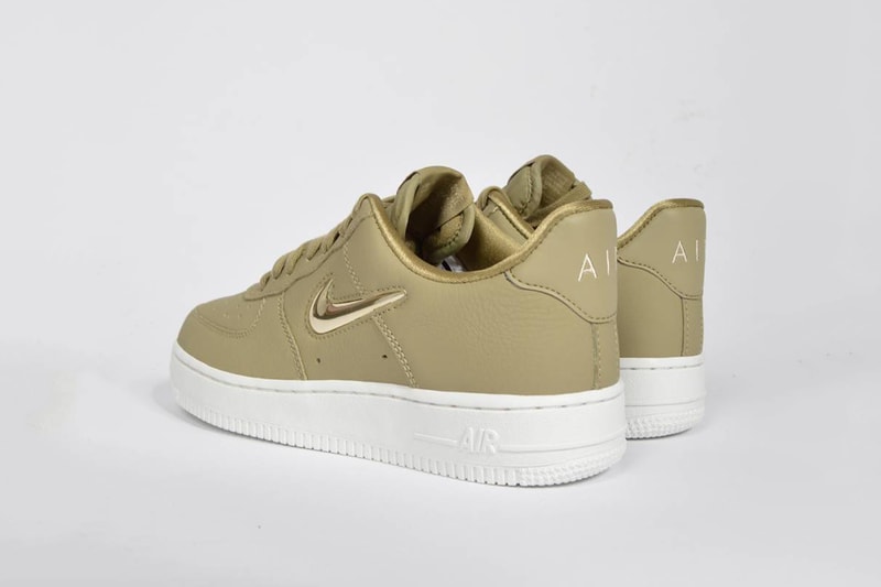 Nike Air Force 1 Premium LX "Olive" & "Phantom" Sneaker Shoe Trainer Silhouette AF1 Sporty