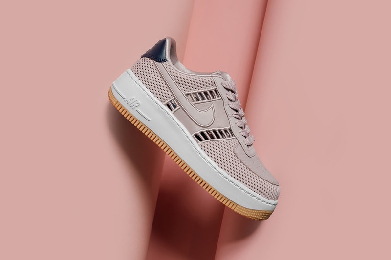 Nike Air Force 1 Upstep Dusky Pink Particle Rose